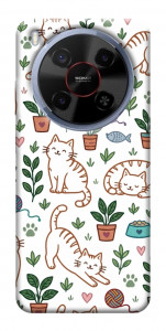 Чохол Cats pattern для ZTE Nubia V70 Max