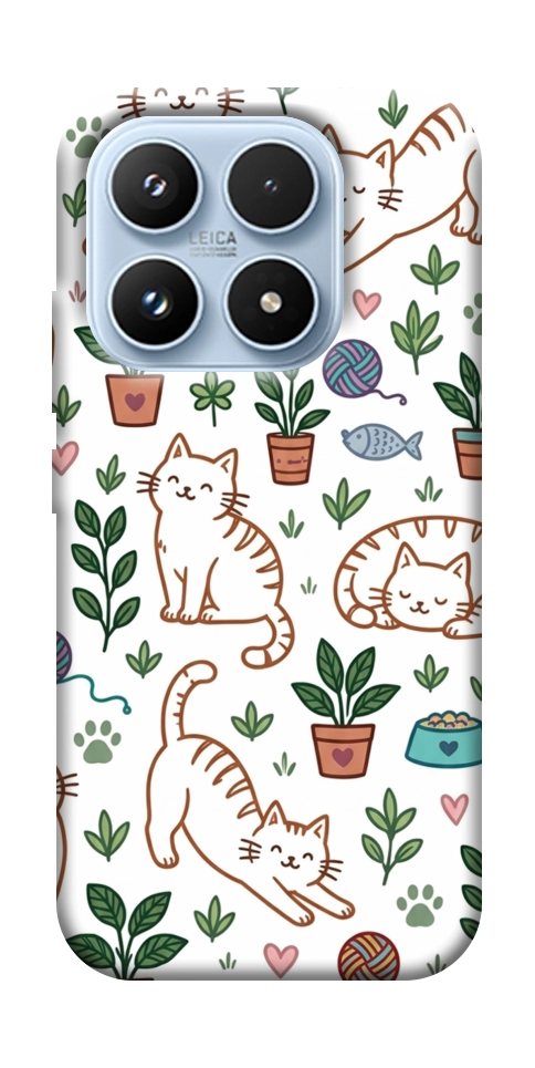Чехол Cats pattern для Xiaomi 17