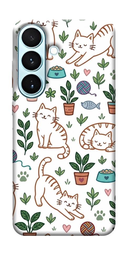 Чехол Cats pattern для Galaxy S26