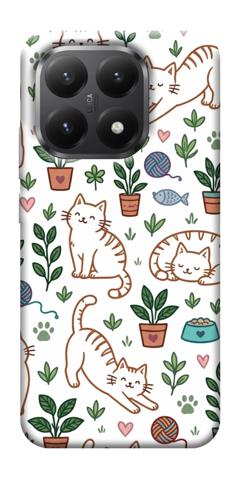 Чехол Cats pattern для Xiaomi 15T
