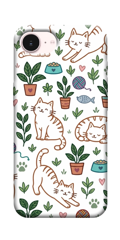 Чехол Cats pattern для iPhone 17e