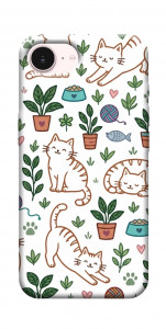 Чехол Cats pattern для iPhone 17e