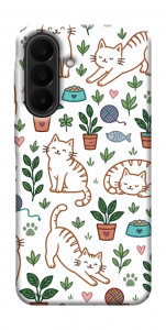 Чехол Cats pattern для Galaxy A27