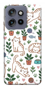Чехол Cats pattern для Motorola Edge 60 Neo