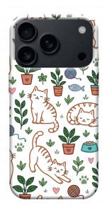Чехол Cats pattern для iPhone 18 Pro