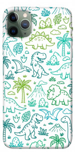 Чехол Dino pattern для iPhone 11 Pro Max