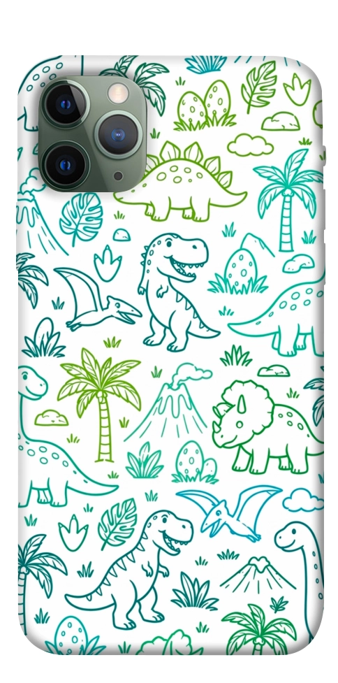 Чохол Dino pattern для iPhone 11 Pro