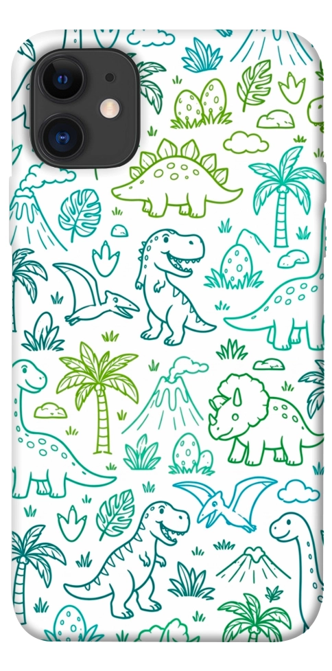 Чохол Dino pattern для iPhone 11