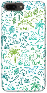 Чохол Dino pattern для iPhone 8 plus (5.5")