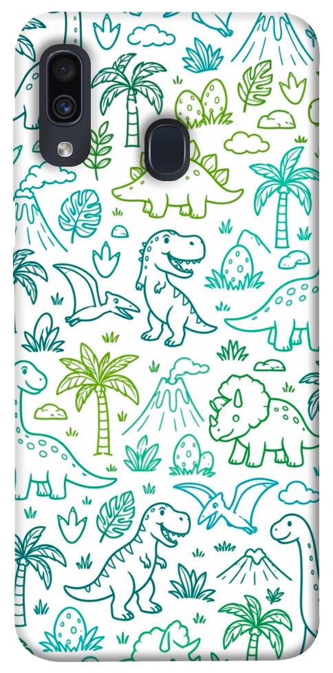 Чохол Dino pattern для Galaxy A30 (2019)