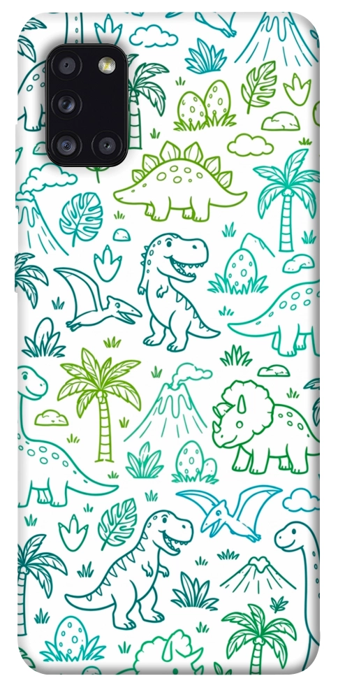 Чохол Dino pattern для Galaxy A31 (2020)