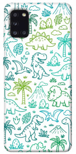 Чехол Dino pattern для Galaxy A31 (2020)
