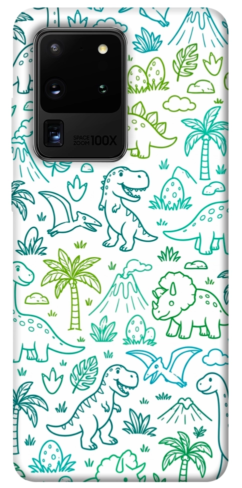 Чохол Dino pattern для Galaxy S20 Ultra (2020)