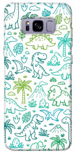 Чехол Dino pattern для Galaxy S8+
