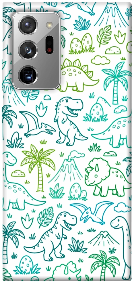 Чехол Dino pattern для Galaxy Note 20 Ultra