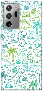 Чехол Dino pattern для Galaxy Note 20 Ultra