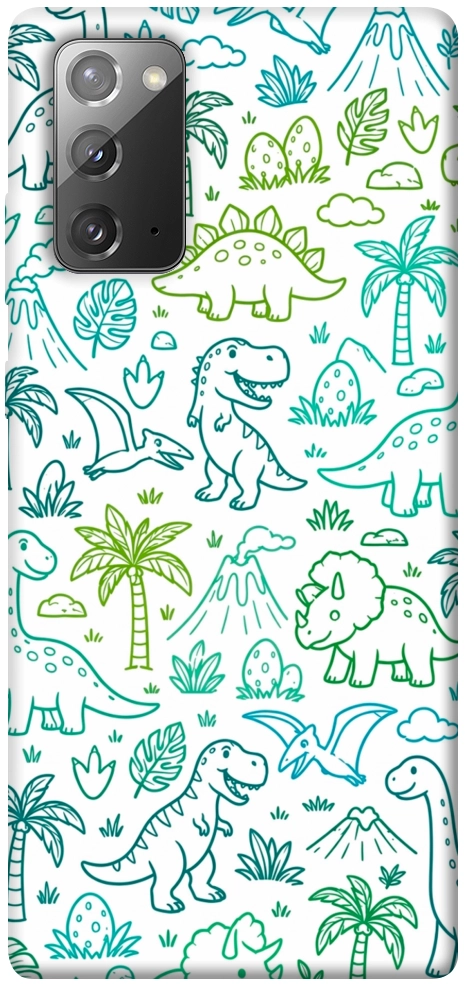Чохол Dino pattern для Galaxy Note 20