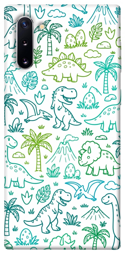 Чехол Dino pattern для Galaxy Note 10 (2019)
