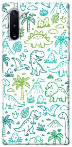 Чохол Dino pattern для Galaxy Note 10 (2019)
