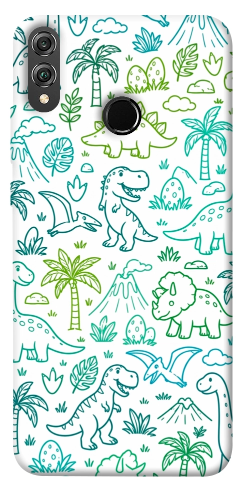 Чохол Dino pattern для Huawei Honor 8X