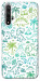 Чехол Dino pattern для Huawei Honor 20