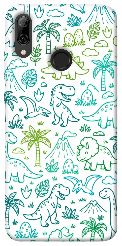 Чохол Dino pattern для Huawei P Smart (2019)