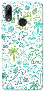 Чохол Dino pattern для Huawei P Smart (2019)