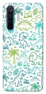 Чохол Dino pattern для Realme 6 Pro