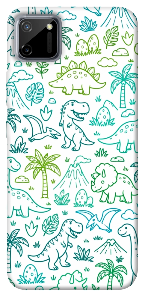 Чохол Dino pattern для Realme C11