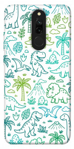 Чехол Dino pattern для Xiaomi Redmi 8