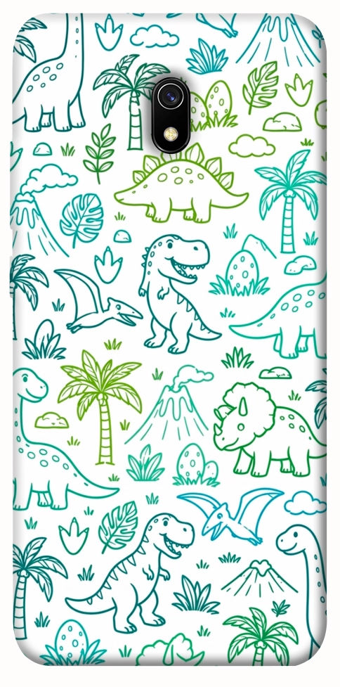 Чохол Dino pattern для Xiaomi Redmi 8a