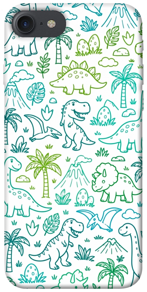 Чохол Dino pattern для iPhone 8
