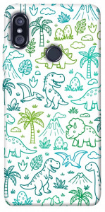 Чохол Dino pattern для Xiaomi Redmi Note 5 Pro