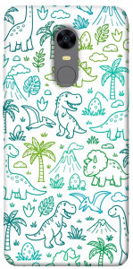 Чехол Dino pattern для Xiaomi Redmi 5 Plus