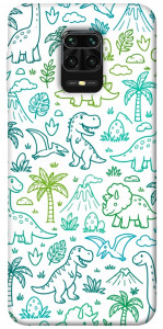 Чохол Dino pattern для Xiaomi Redmi Note 9S