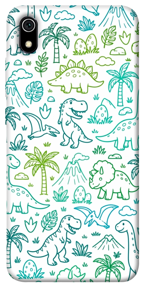 Чехол Dino pattern для Xiaomi Redmi 7A