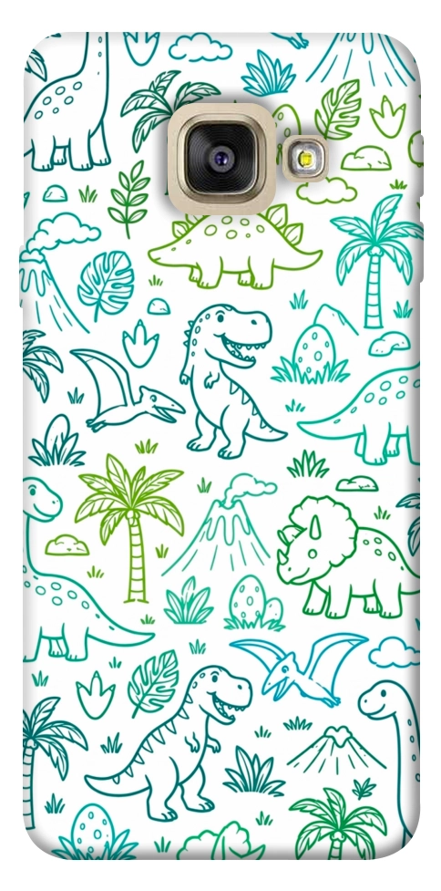 Чехол Dino pattern для Galaxy A5 (2017)