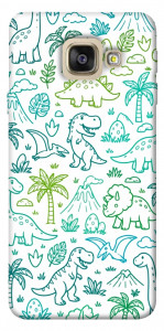 Чехол Dino pattern для Galaxy A5 (2017)