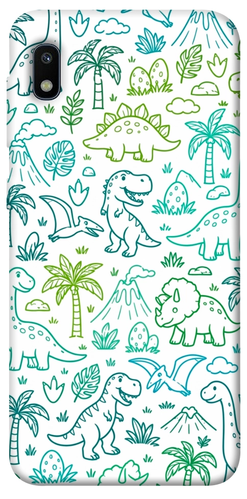 Чохол Dino pattern для Galaxy A10 (A105F)