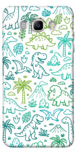 Чехол Dino pattern для Galaxy J5 (2016)