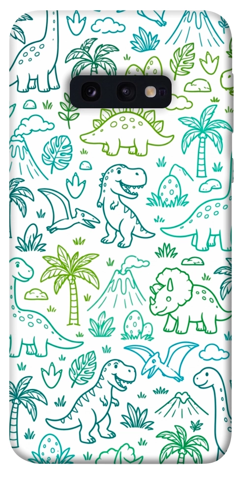 Чохол Dino pattern для Galaxy S10e