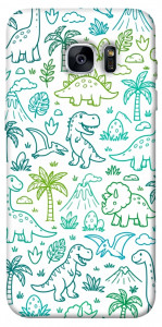 Чохол Dino pattern для Galaxy S7 Edge