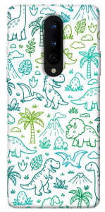Чохол Dino pattern для OnePlus 8