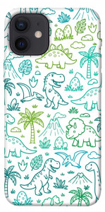Чехол Dino pattern для iPhone 12
