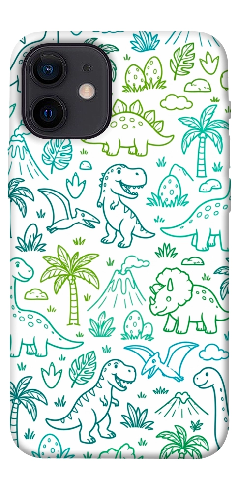 Чохол Dino pattern для iPhone 12 mini