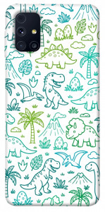 Чехол Dino pattern для Galaxy M31s