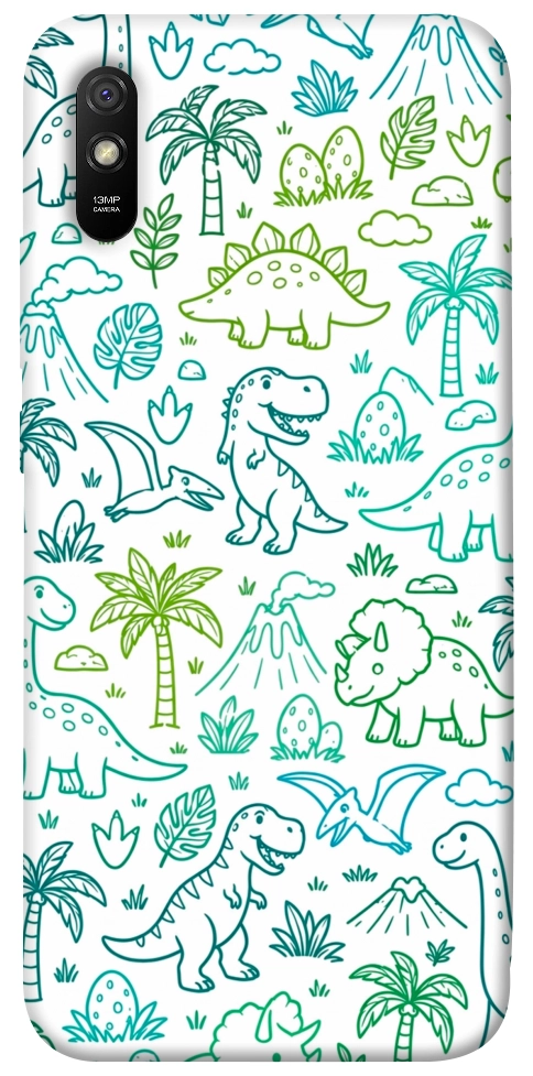 Чохол Dino pattern для Xiaomi Redmi 9A