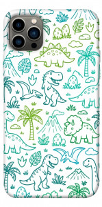 Чехол Dino pattern для iPhone 12 Pro