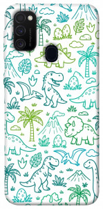 Чохол Dino pattern для Samsung Galaxy M21