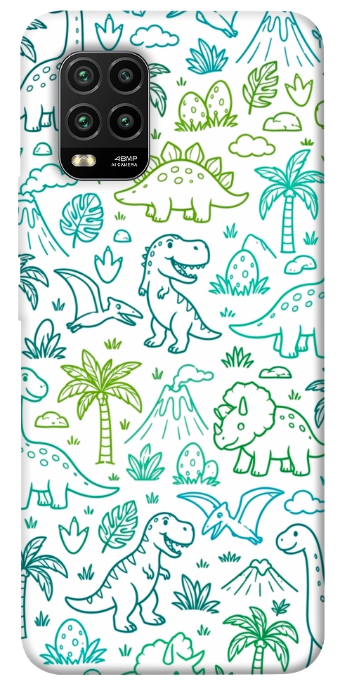 Чохол Dino pattern для Xiaomi Mi 10 Lite